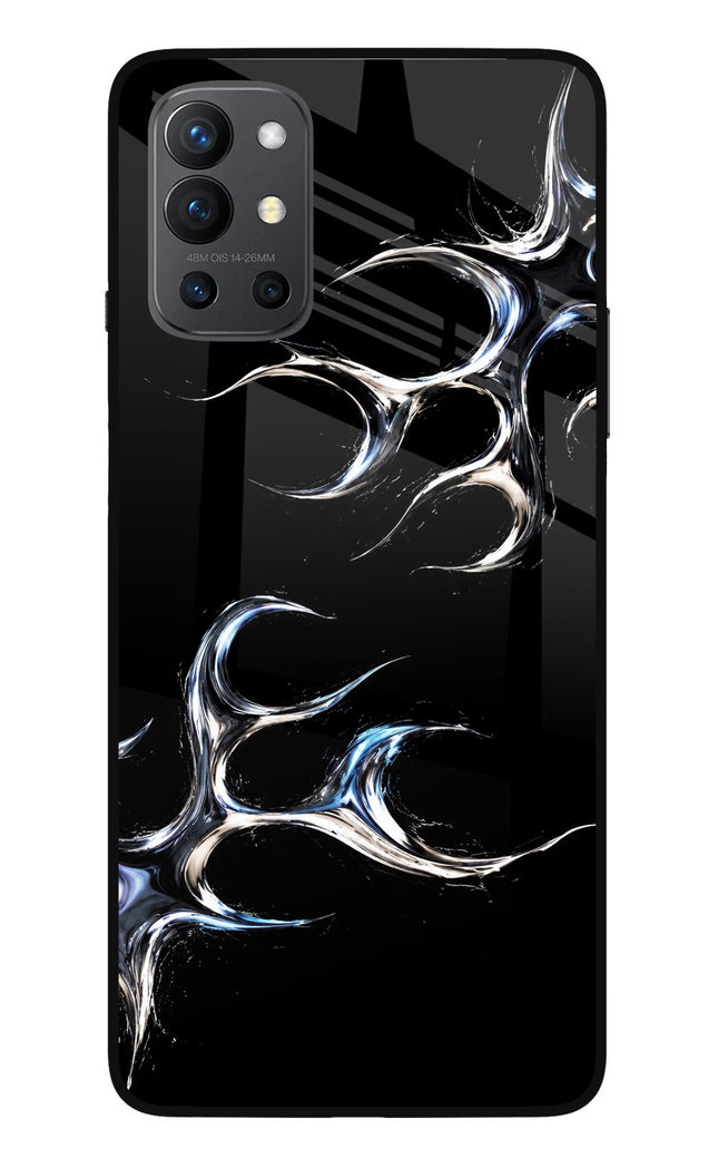 Chrome Tribal Oneplus 9R Glass Case
