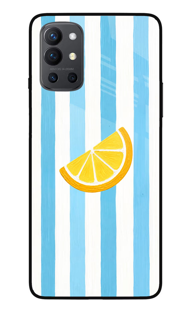 Summer Lemon Oneplus 9R Glass Case