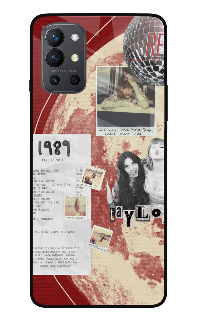 Taylor Swift Oneplus 9R Glass Case