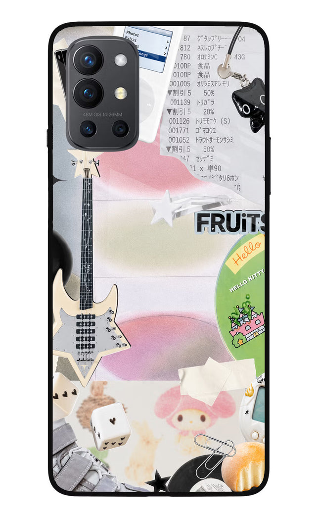 Softcore case Oneplus 9R Glass Case