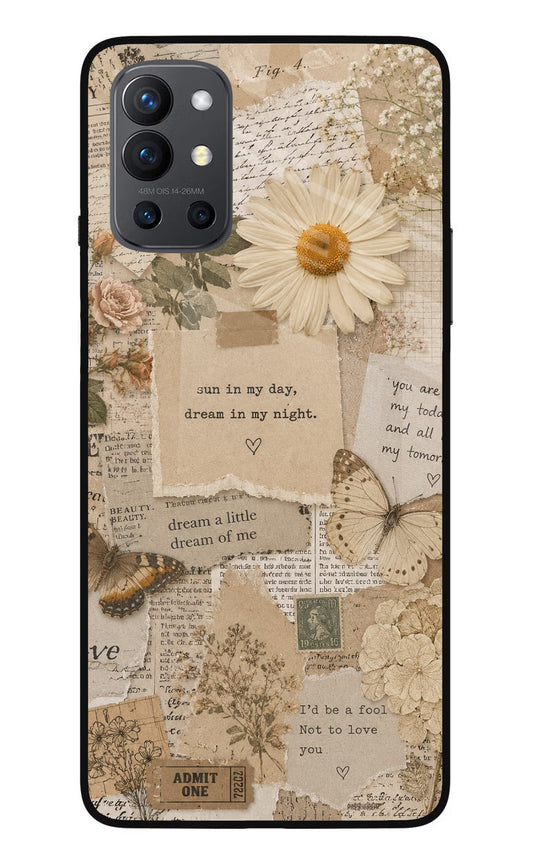 Vintage case Oneplus 9R Glass Case