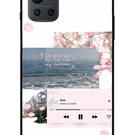 Wave to earth Oneplus 9R Glass Case