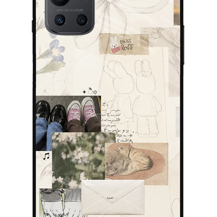 Soft Aesthetic Oneplus 9R Glass Case