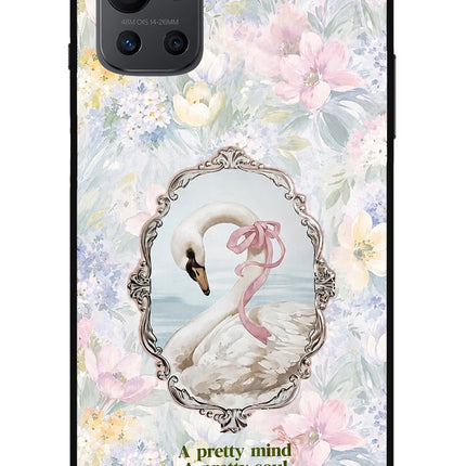 Pretty Mind Pretty Soul Oneplus 9R Glass Case