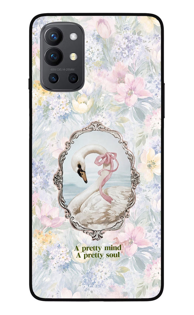 Pretty Mind Pretty Soul Oneplus 9R Glass Case