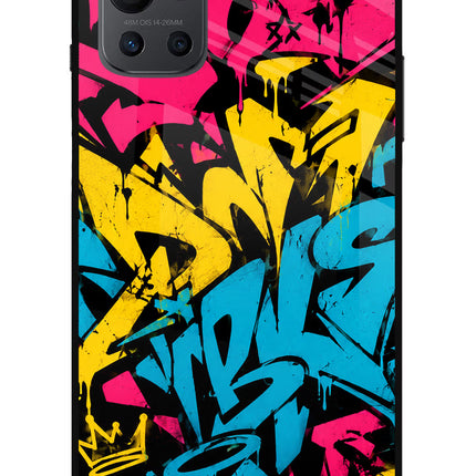 Graffiti Vibe Oneplus 9R Glass Case