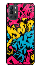 Graffiti Vibe Oneplus 9R Glass Case