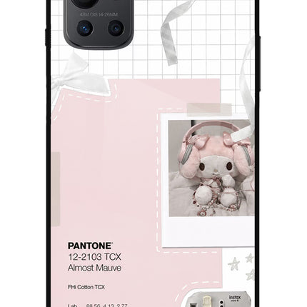 Pantone Asthetic Oneplus 9R Glass Case