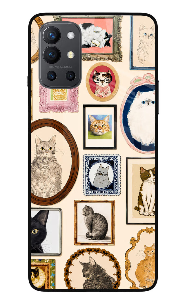 Mirror Cats Oneplus 9R Glass Case