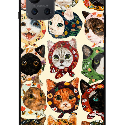 Cool Cat Oneplus 9R Glass Case