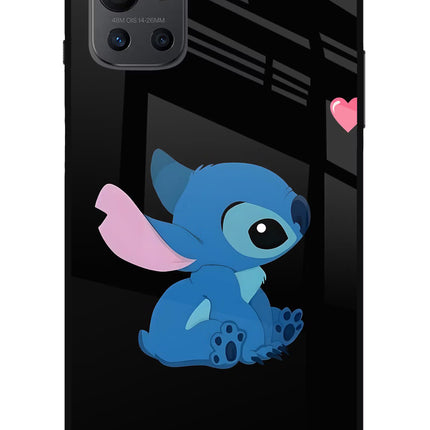 Stitch Crush Oneplus 9R Glass Case