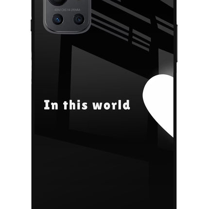 This World Oneplus 9R Glass Case