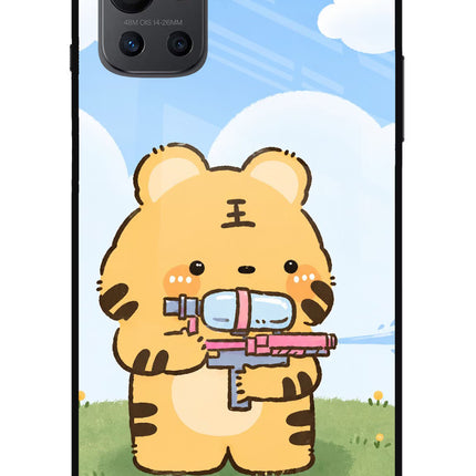 Tiger Treat Oneplus 9R Glass Case