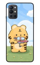 Tiger Treat Oneplus 9R Glass Case