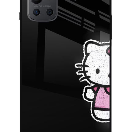 Kitty Charm Oneplus 9R Glass Case