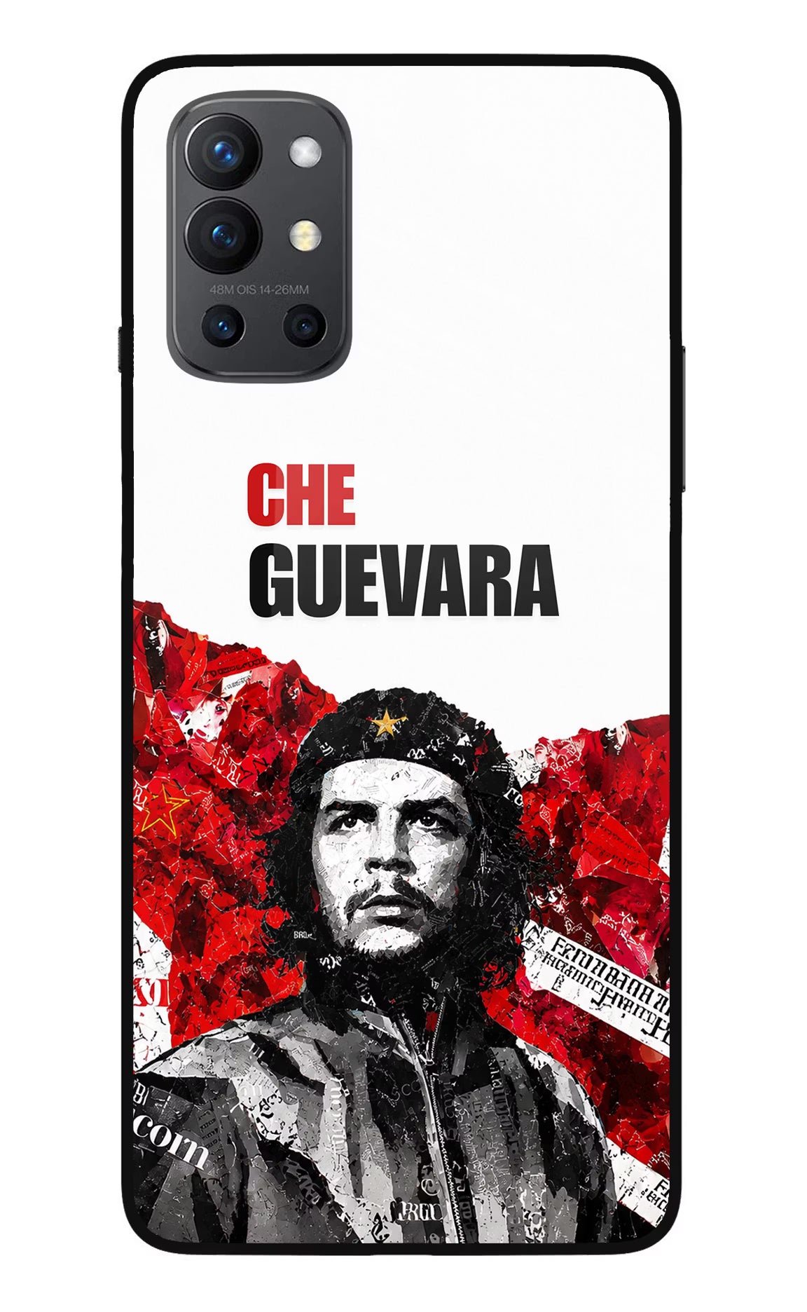 Che Guevara Revolution Oneplus 9R Glass Case
