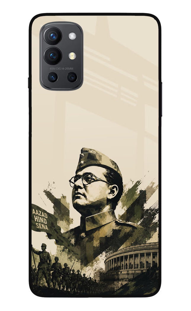 Netaji Rising Oneplus 9R Glass Case