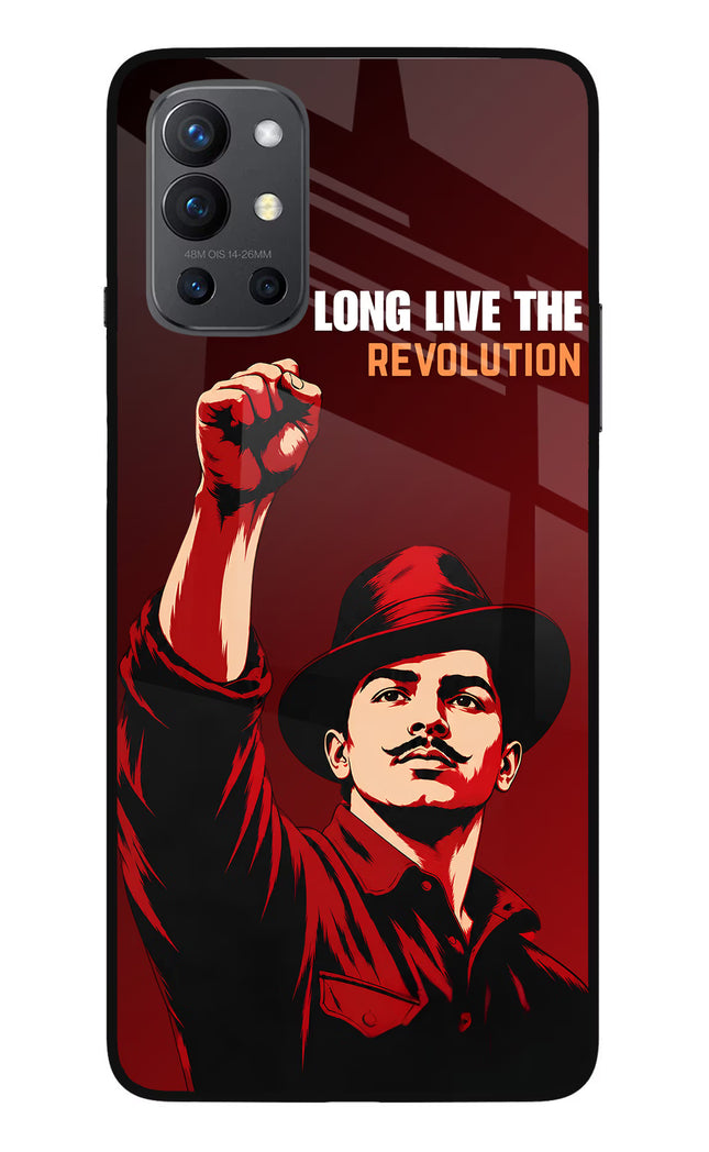 Bhagat Singh Revolution Oneplus 9R Glass Case