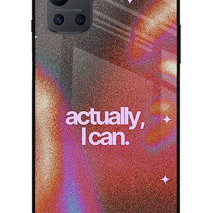 Pink Aura Oneplus 9R Glass Case Back Cover by Casekaro