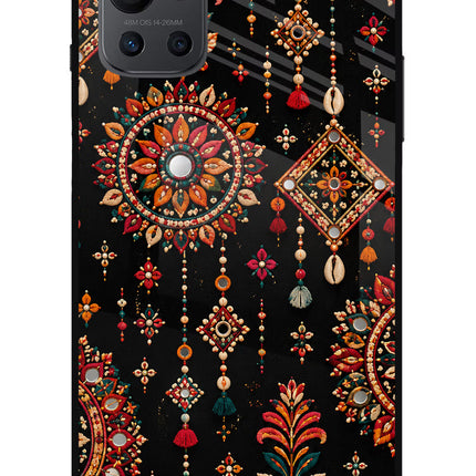 Boho Noir Oneplus 9R Glass Case
