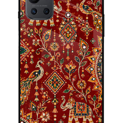 Laal Riwaaz Oneplus 9R Glass Case