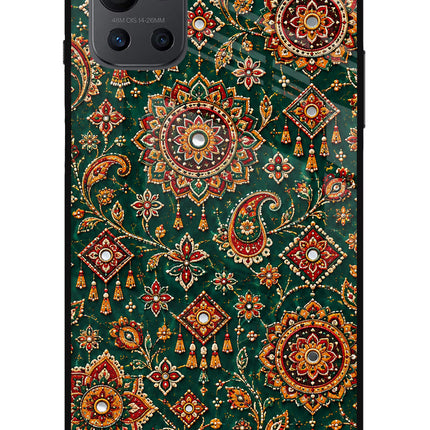 Green Pataka Oneplus 9R Glass Case