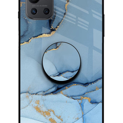 Blue Marble Oneplus 9R Glass Case