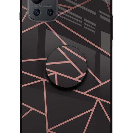 Geometric Pattern Oneplus 9R Glass Case