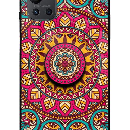 Mandala Oneplus 9R Glass Case