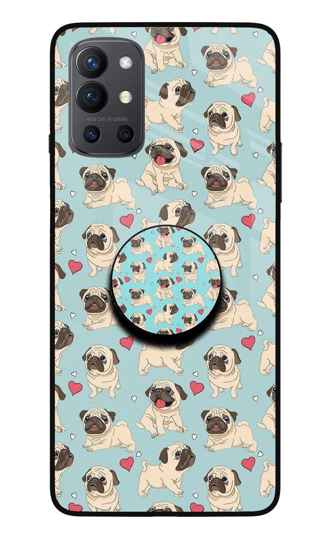 Pug Dog Oneplus 9R Pop Case by Casekaro