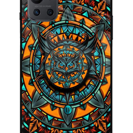 Angry Owl Oneplus 9R Glass Case