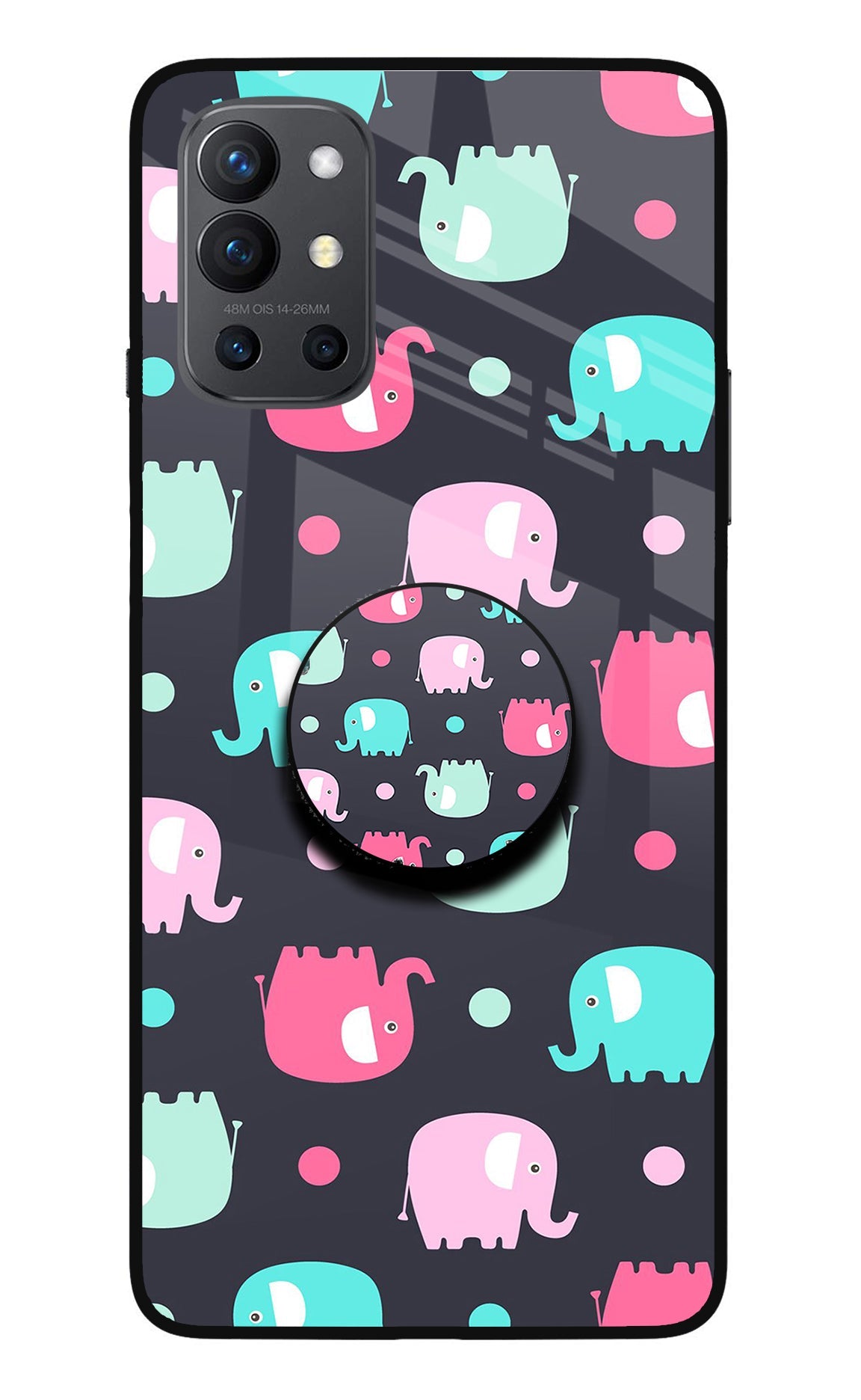 Baby Elephants Oneplus 9R Pop Case