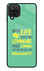 Quote Samsung M12/F12 Glass Case