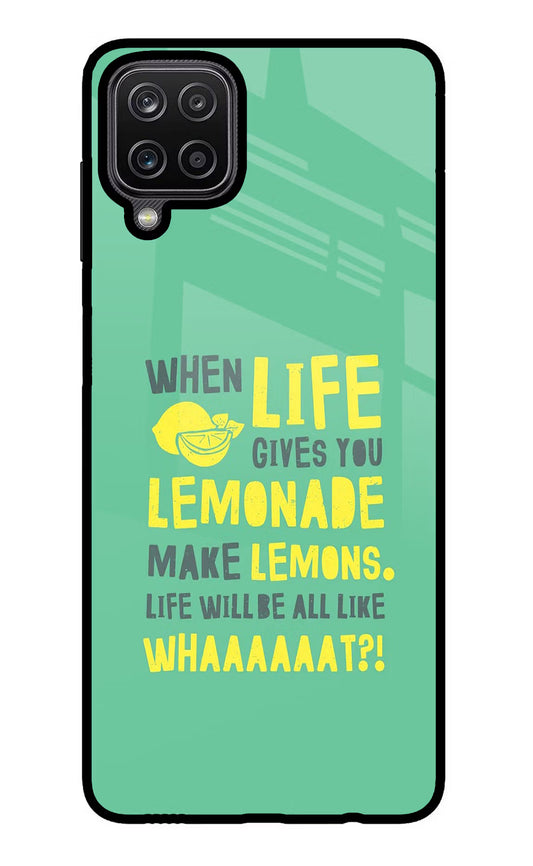 Quote Samsung M12/F12 Glass Case