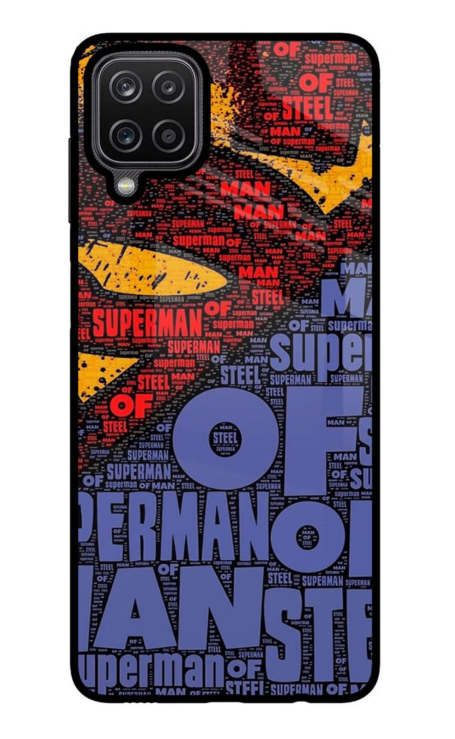 Superman Samsung M12/F12 Glass Case