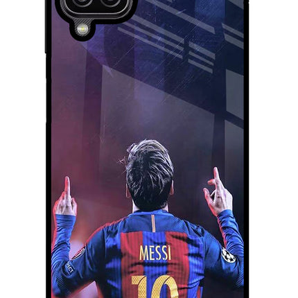 Messi Samsung M12/F12 Glass Case