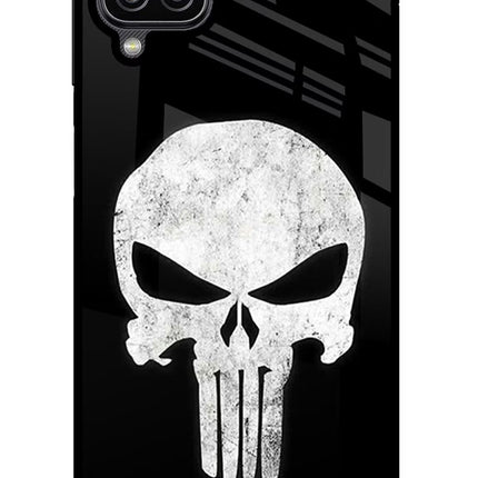 Punisher Skull Samsung M12/F12 Glass Case