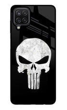 Punisher Skull Samsung M12/F12 Glass Case