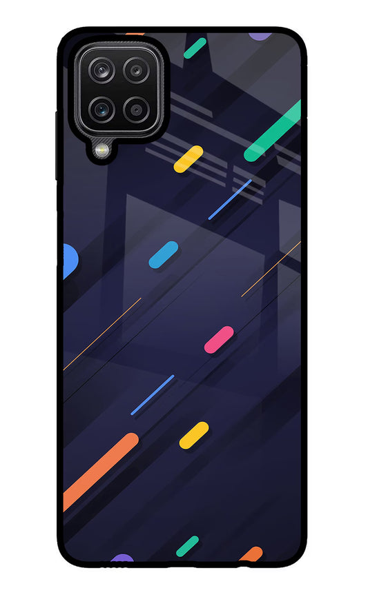 Abstract Design Samsung M12/F12 Glass Case