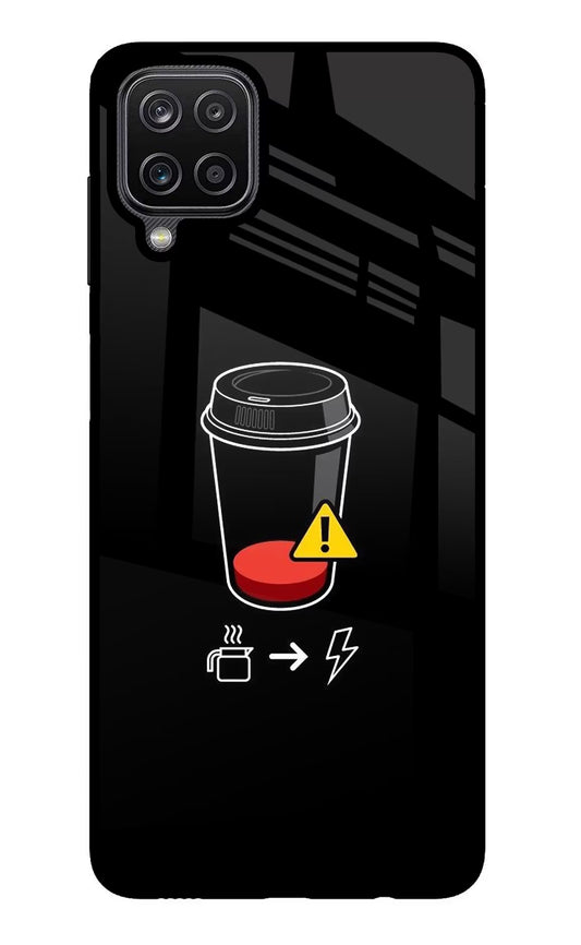 Coffee Samsung M12/F12 Glass Case