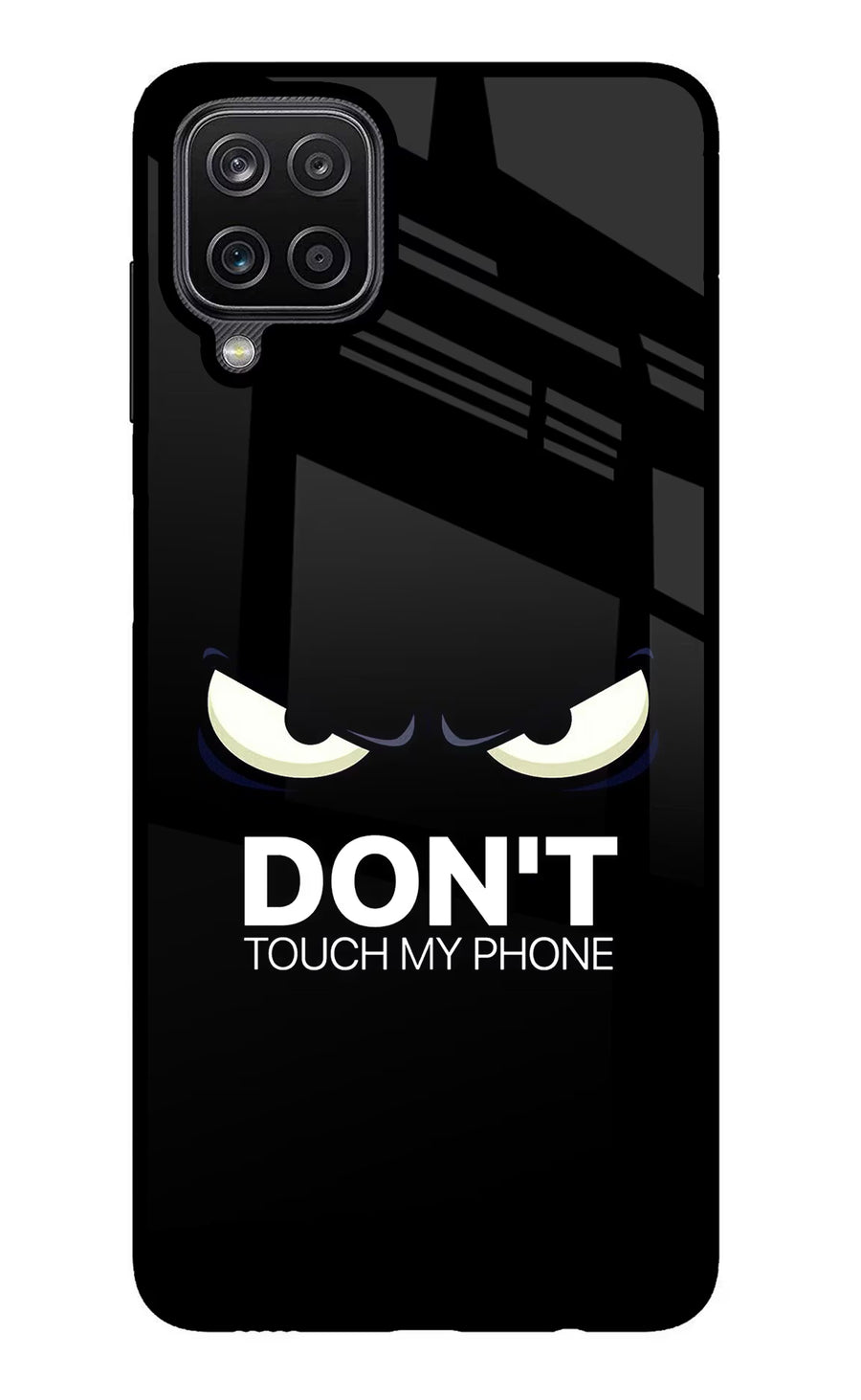 Don'T Touch My Phone Samsung M12/F12 Back Cover, Metal case