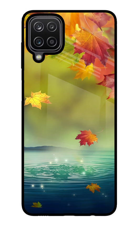 Flowers Samsung M12/F12 Glass Case