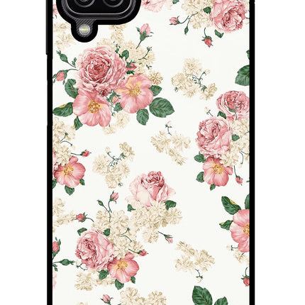 Flowers Samsung M12/F12 Glass Case