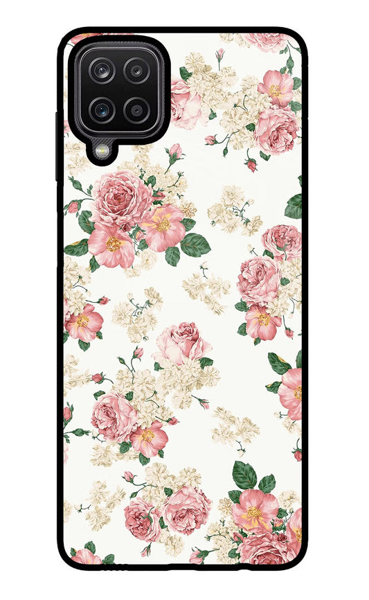 Flowers Samsung M12/F12 Glass Case
