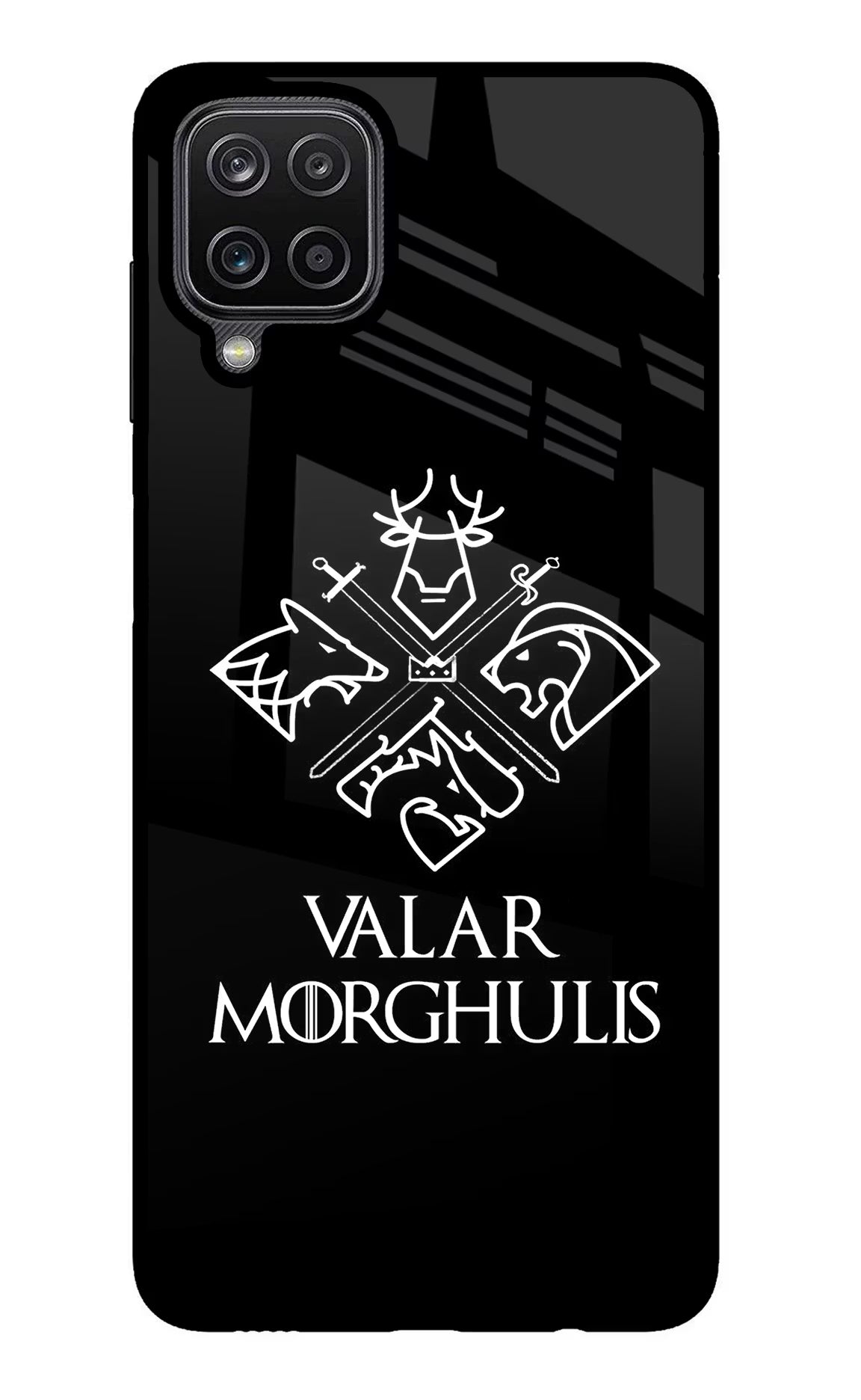Valar Morghulis | Game Of Thrones Samsung M12/F12 Glass Case Back Cover by Casekaro