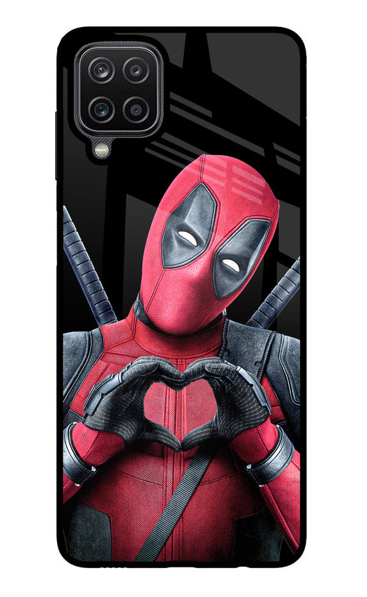 Deadpool Samsung M12/F12 Glass Case