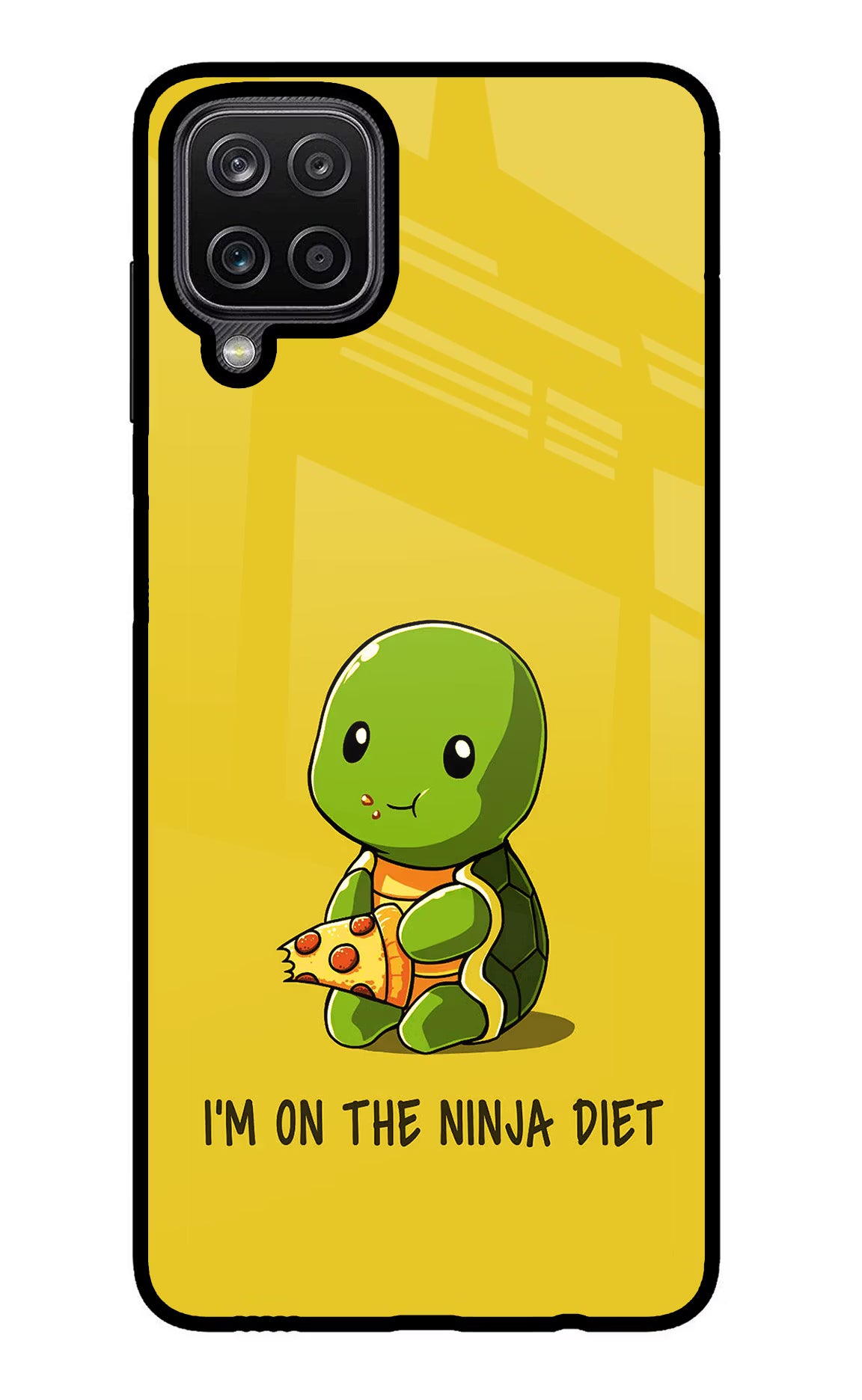 I'm on Ninja Diet Samsung M12/F12 Glass Case Back Cover by Casekaro