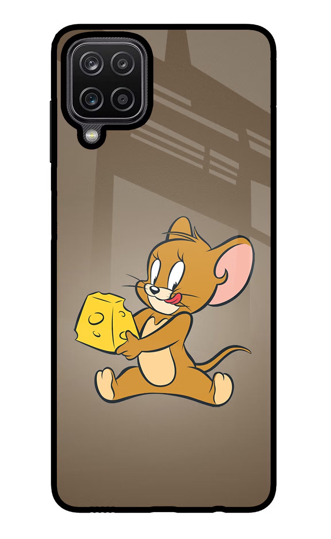 Jerry Samsung M12/F12 Glass Case Back Cover by Casekaro