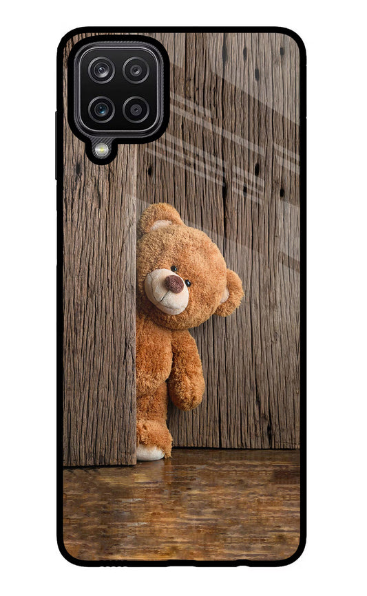 Teddy Wooden Samsung M12/F12 Glass Case