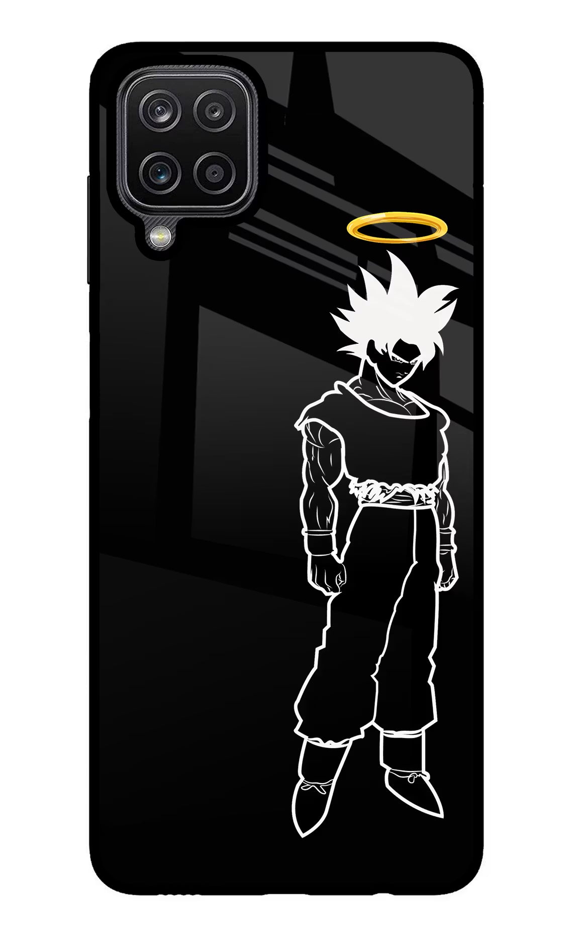DBS Character Samsung M12/F12 Glass Case Back Cover by Casekaro